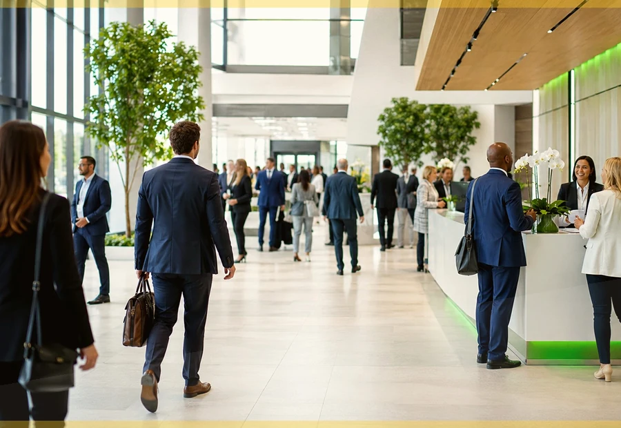 Professional meeting venue inquiry support